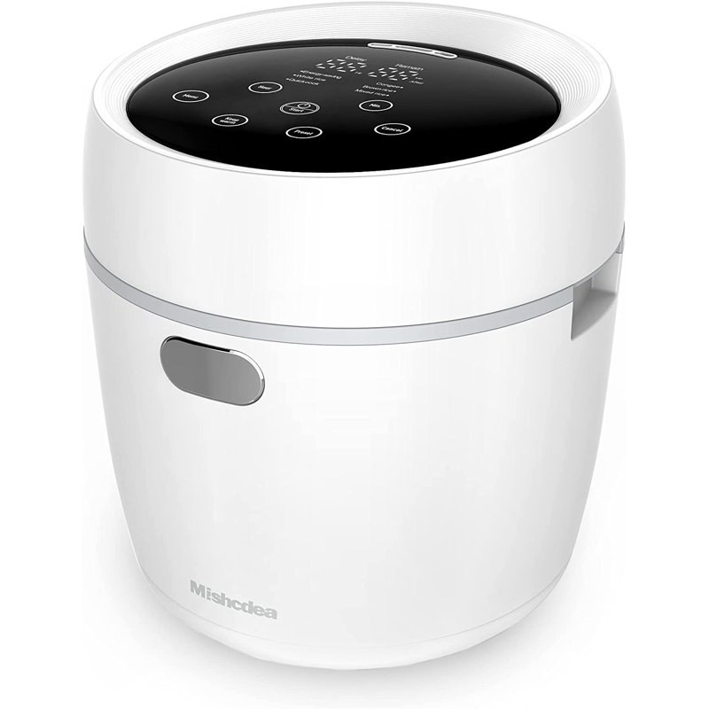 Mishcdea Small Rice Cooker 3 Cups (uncooked), 12 Hours Preset And Keep